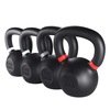 OKPRO Gravity Kettlebell aus schwarzem Gusseisen mit Pulverbeschichtung