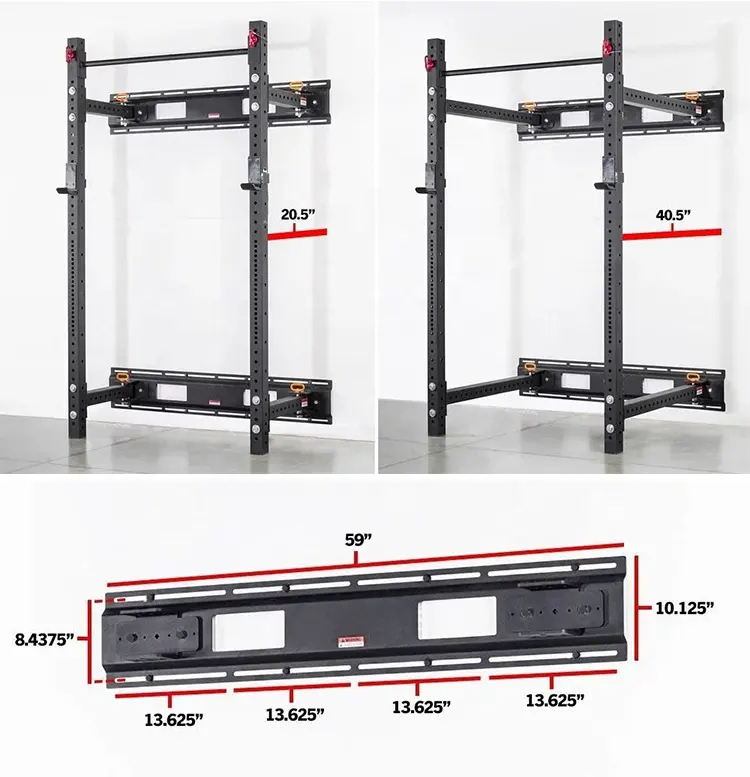 OK0043E Wandmontiertes halbes Rack